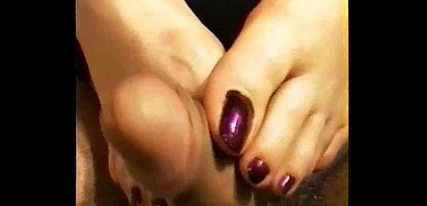  Cailleach Purple Nail Footjob